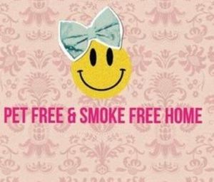 Smoke and pet free closet
